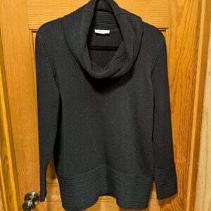 Calvin Klein Black Cowl Neck Sweater